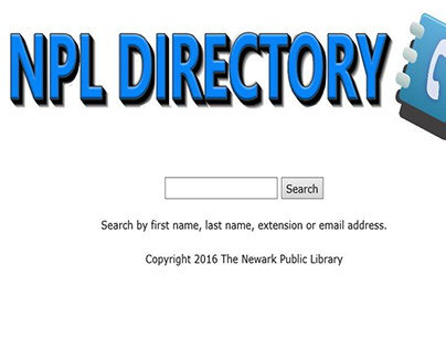 NPL Employee Directory
