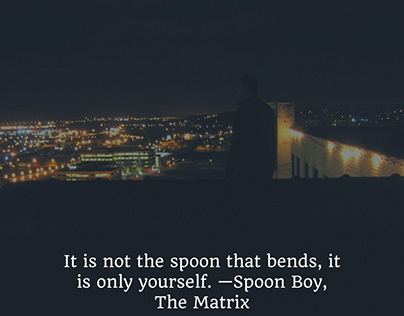 Andrew Darst - It is not the spoon that bends