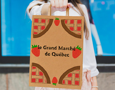 Project thumbnail - Sacs de papier – Le Grand Marché de Québec