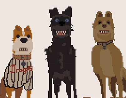 Isle Of Dogs pixel art