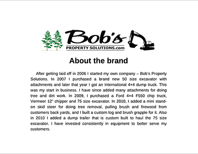 Bob's Property Solutions: Logo Re-branding