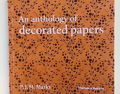 An anthology of decorated papers – book design