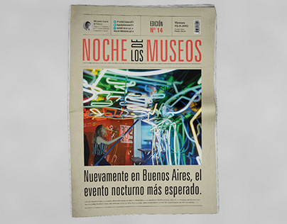 Diario para el evento "La noche de los Museos"