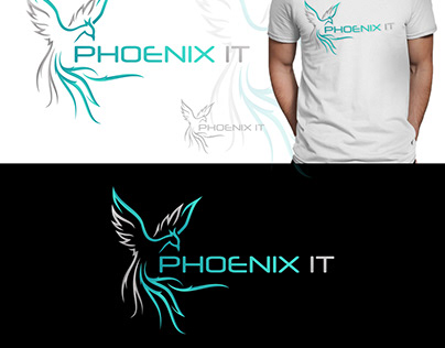 Business logo for consulting company Phoenix IT