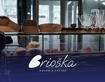 BRIOŠKA Dough & Coffee - Visual identity