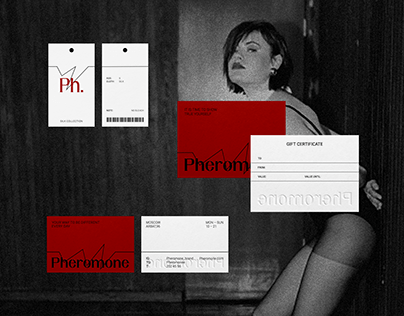 Project thumbnail - Pheromone women's clothing / Logo and identity
