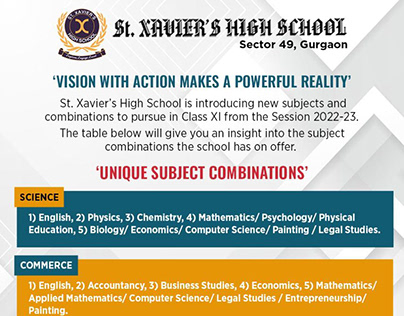 St. Xaviers High School presents Reading Programmes