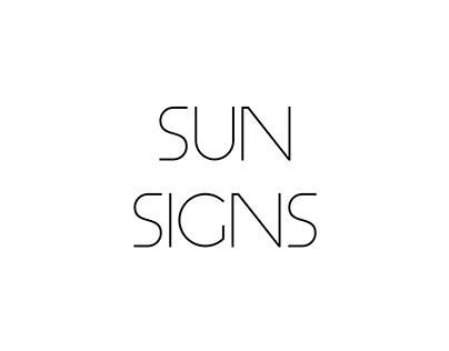 The Sun Signs