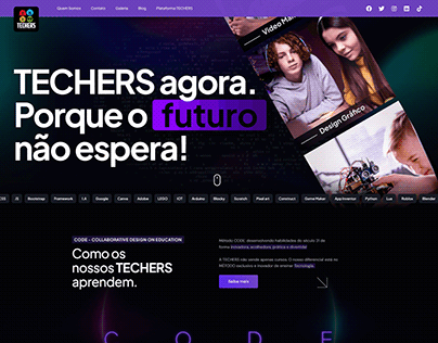 Techers - Site institucional Maurício Ricardo