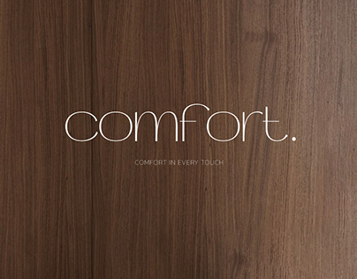 comfort. | furniture brand visual identity