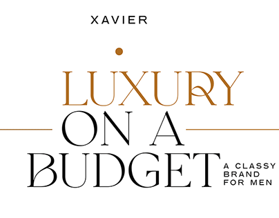 Xavier Luxury Landing Page