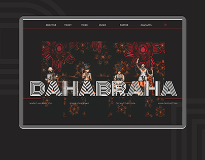 DAHABRAHA landinge page