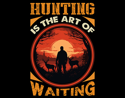 Hunting t shirt design vector, Hunt t shirt design