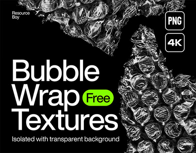 100 Free Bubble Wrap Textures [PNG]