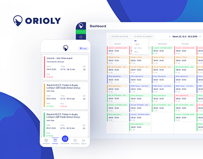 Orioly booking and management tool