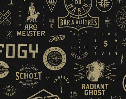 Logo, lettering, branding and design concept