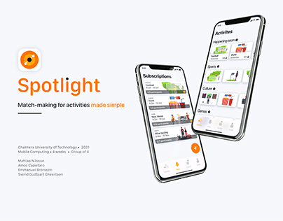 Spotlight - Match-making for activities made simple