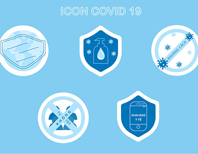 VECTOR GRAPHICS DESIGN | ICON 5K COVID 19