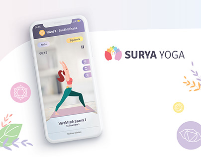 Surya Yoga App | Diseño UX/UI