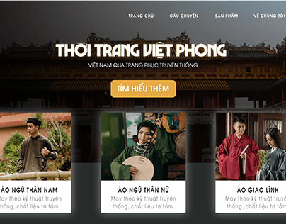 UI/UX Design - Website Viet Phong Fashion