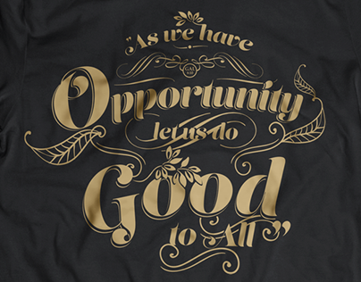 Opportunity typography