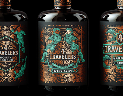 4 Travelers Gin and Liqueur