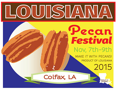 Louisiana Pecan Festival Poster 2015