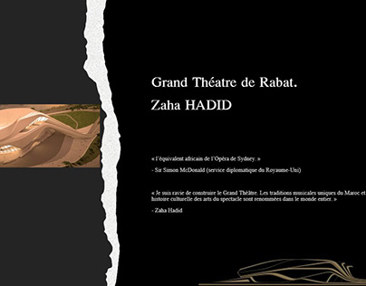 Grand theatre de Rabat Zaha HADID