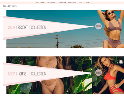 Swimwear Web and Promotiona Designsl