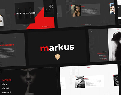 Markus – Creative Fullscreen Sketch Template