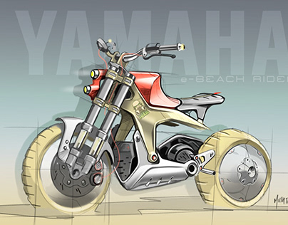 Motorcycle design sketches