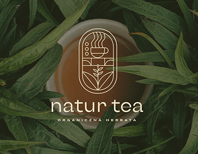 Nature Tea Brand Logo Packaging Identity Design
