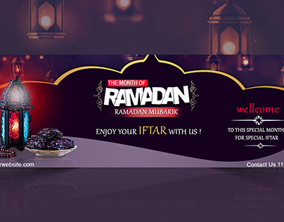 Ramadan banner design