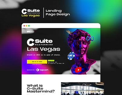 C-Suite Las Vegas - Landing Page Design
