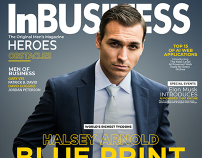 Business Magazine Cover Design - Waleed The Visualist