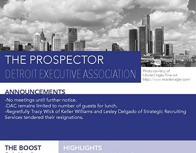 Project thumbnail - Detroit Executive Newsletter