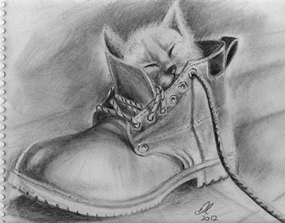 Boot-iful Kitty (old work)