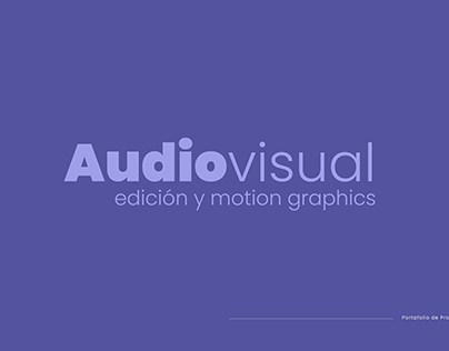 Audiovisual - Proyectos con Tecsup y USIL