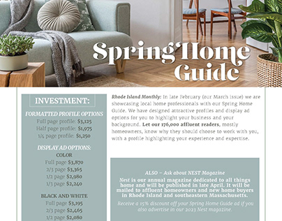 Spring Home Guide Sell Sheet