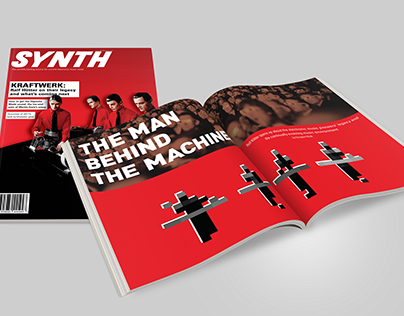 SYNTH Magazine: Kraftwerk Spread