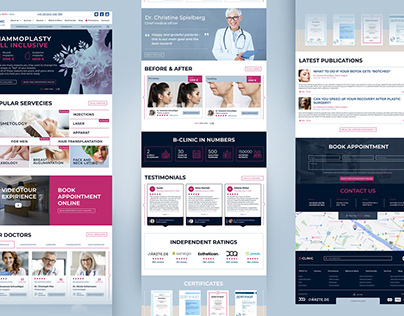Mediacal Beauty Clinic Website