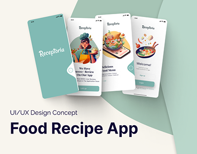 Food Recipe / Mobile App