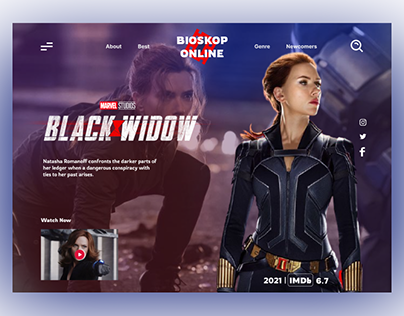 Bioskop Online Web Design