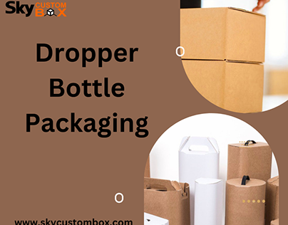 Dropper Bottle Packaging Labels