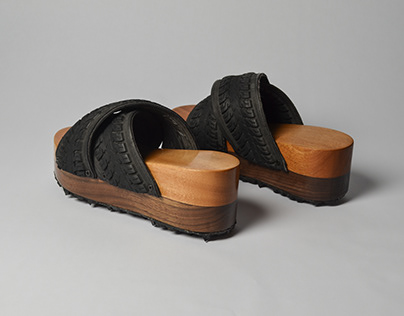 Wood Platform Sandal