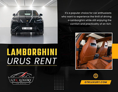 Lamborghini Urus Rent Dubai