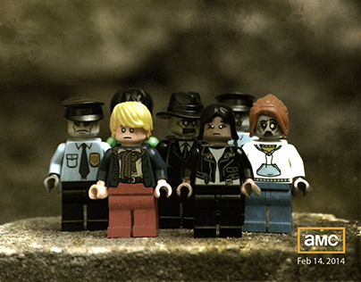 Affiche The Walking Dead Lego
