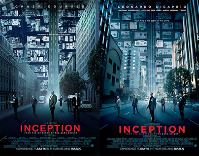 Inception movie poster Photo Manipulation