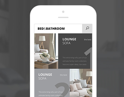 Bed&Bathroom responsive website