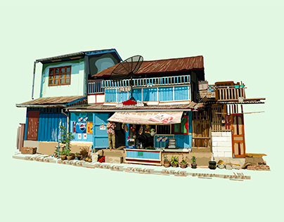 Satelite Shop, Luang Prabang, Laos
